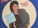 Michael Jackson Bad Vinyl Record Picture Disc VG/G+ EPC450290 1987