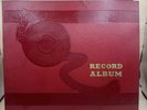 VINTAGE 1950'S RED 78 RECORD ALBUM BOOK WITH 9 SHELLAC RECORDS
