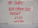 The Source Blue Oyster Cult Concert Demo Record Album 1 of 2