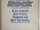 THE HISTORY OF ROCK VOL.27 SABBATH/OZZY D.PURPLE MOTT W.ASH 2LP VINYL EX/NM/NM