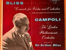 CAMPOLI Bliss Violin Concerto   UK LONDON 1956 LP  RARE  EX