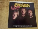 ROBIN GIBB AUTOGRAPHED 1980s EXCELLENT Bee Gees The Woman In You SLEEVE ONLY 45