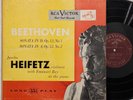 RCA LM-1015 Beethoven Sonatas JASCHA HEIFETZ ed1 lp PLUM/SILVER mono 3S/6S