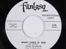 Jazz 45 VINCE GUARALDI What Child Is This FANTASY NM promo HEAR c