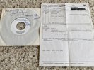 Promo Sheet One Side Test Pressing Paul McCartney Wings Beatles Junior's Farm 45