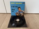 Ricky Nelson It's Up To You / I Need You Rare Single