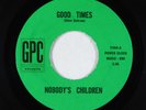Punk Garage 45 - Nobody's Children - Good Times - GPC VG++