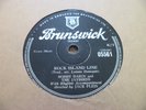 BOBBY DARIN & JAYBIRDS: ROCK ISLAND LINE / TIMBER 1956 BRUNSWICK 78RPM VG+ RARE