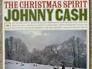 JOHNNY CASH - The Christmas Spirit LP w/ INNER 1963 Columbia CS8917 Vinyl * NM