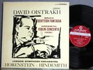 Oistrakh Bruch Scottish Hindemith Violin Cto London CS 6337 UK BB ffss DG NM