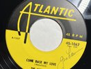 Vocal Group 45 The Cardinals Atlantic 1067 “Come Back My Love/Two Things I Love”