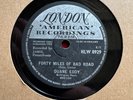 78Rpm, Rock n Roll, Duane Eddy 'Forty Miles Of Bad Road' London Rare on 78