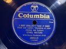 c 78 RPM Ethel Waters with Benny Goodman blue wax Columbia 2853-D in E