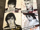 KING ROCKER GENERATION X  1979 All Four 7” Singles in NM condition Billy Idol
