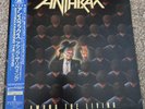 Anthrax Among The Living Japan LP OBI Vinyl Record Complete Rare Slayer