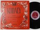 JANOS STARKER Kodaly PERIOD LP SPLP 510 Sonata For Unaccompainied (solo) cello #