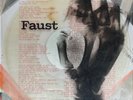 FAUST - SELF-TITLED - ORIGINAL GERMAN CLEAR VINYL LP s/t transparent germany VG-