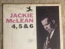 JACKIE MCLEAN - 4 5 & 6 VINYL LP New Jazz MONO 1962 REISSUE VG+/VG+