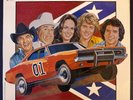 DUKES OF HAZZARD Johnny Cash, John Schneider 1982 TV SOUNDTRACK LP In Shrink EX