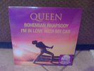 QUEEN Bohemian Rhapsody I'm In Love With My Car Purple/Yellow 45 Colored 7