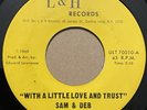 SAM & DEB - With A Little Love And Trust (Obscure Soul 45) drum breaks - VG cond