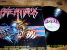 AXE ATTACK 1985 U.K. METAL LP w/ HAWKWIND Demon VENOM Stormbringer WAYSTED vg+