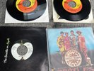 beatles 45 rpm vinyl records lot, No Where Man, Something,sgt Peppers,If I Fell