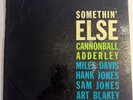 Cannonball Adderley - Somethin' Else (Record, 1958) ORIGINAL MONO PRESSING