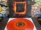 DAUGHTRY Shock To The System VG++ ORANGE VINYL W/HYPE STICKER AUTOGRAPHED SIGNED