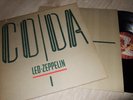 LED ZEPPELIN : CODA TEXTURED FOC LP 1982 SWAN SONG 90051 USA +OIS