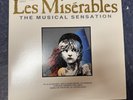 Les Miserables Broadway Musical Soundtrack GHS 24151 2x LP Album 1987 Geffen