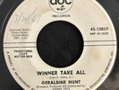 Rare Original Northern Soul 45 - Geraldine Hunt - Winner Takes All - ABC Promo