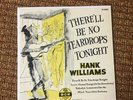 45 RPM Hank Williams MGM EP 1082 There'll Be No Teardrops Tonight M-
