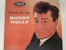 BUDDY HOLLY LISTEN TO ME PEGGY SUE 1958 CORAL 7-INCH 45 RPM EP w/SLEEVE