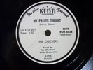 THE CHECKERS -78rpm R&B -KING #4596 PROMO - PRAYER TONIGHT/LOVE WASN'T - E / E