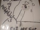 GG ALLIN Scumfucs Eat My Fuc LP Blood Orange reissue inserts black vinyl Jabbers