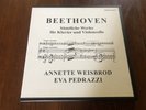 EVA PEDRAZZI WEISBROD BEETHOVEN COMPLETE CELLO 4 LP BOX MIRECOURT SIGNED 158/300