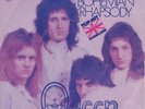 Queen Bohemian Rhapsody INJECTION MOULDED LABELS Vinyl Single 7inch EMI