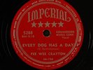 PEE WEE CRAYTON: do unto others / every dog has his day IMPERIAL Single 78 RPM