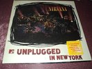 NIRVANA UNPLUGGED IN NEW YORK LP SEALED HYPE DECAL 1994 GEFFEN DGC24727 LABEL