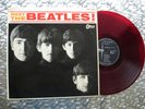 The Beatles ‎  Meet The Beatles     Vintage IMPORT RED Vinyl LP  Odeon OR-7041