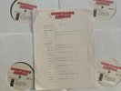 2/1/86 DICK CLARK COUNTDOWN AMERICA RADIO SHOW W/CUE SHEETS DIONNE WARKWICK AT 1