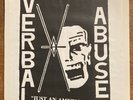 VERBAL ABUSE-Just An American Band LP RARE REISSUE LIM SLEEVE 25 MADE