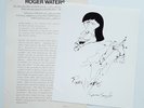 ROGER WATERS - Pink Floyd - Mearchandise - Press Sheet + Foto for The Pros And