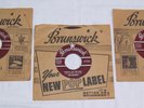 3 Crickets Brunswick Label 45s, That'll Be The Day, Not Fade Away, Maybe Baby