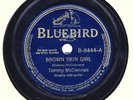 78 RPM BLUES  TOMMY McCLENNAN  Bluebird 8444  E-  Brown Skin Girl / Baby, Please