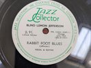 TWO Blind Lemon Jefferson  Rabbit Foot/ Shuckin' Sugar+ One Dime/Gone Dead On U