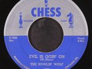 HOWLIN' WOLF: evil is goin' on / baby, how long CHESS 7