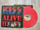 KISS  Alive II   Casablanca CALD 5004  red vinyl 2LP  orig 1977 + insert UK RARE