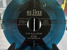Roy Brown on Deluxe #3323  blue vinyl 7” record
